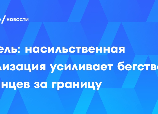 Мендель: насильственная мобилизация усиливает бегство украинцев за границу