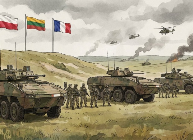 Польша, Литва и Франция начали военные учения у границы Калининградской области